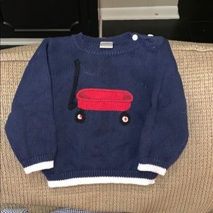 Gymboree little red wagon sweater
